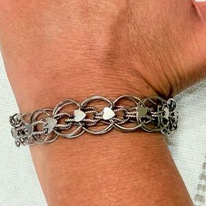 Silver Heart Bracelet